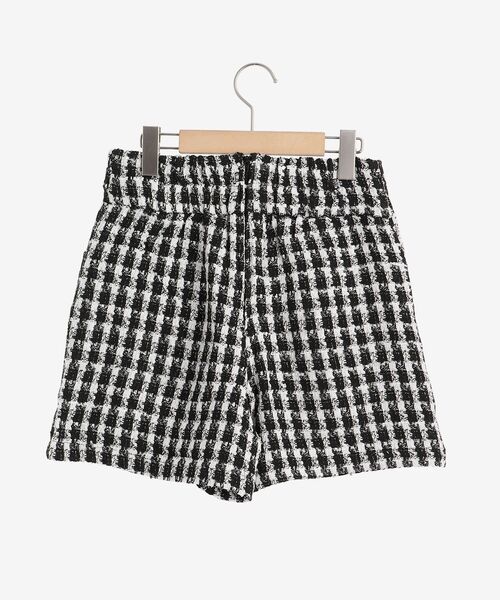 MAJESTIC LEGON(マジェスティックレゴン)の「ツイードショートパンツ(その他パンツ・レディース・ベージュ系その他2/ブラック系その他・MEDIUM)」の8枚目の写真