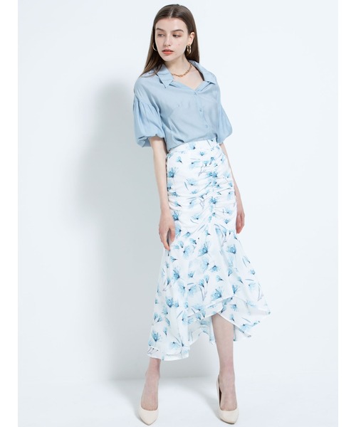 DURAS(デュラス)の「ドロップショルダーシャツ(シャツ/ブラウス・レディース・ホワイト/ブルー/グレー系その他・FREE)」の16枚目の写真