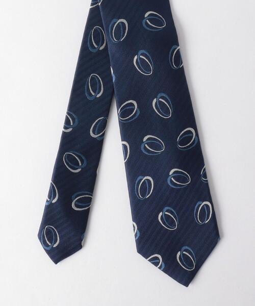 UNITED ARROWS LTD. OUTLET（ユナイテッドアローズアウトレット）の「＜A DAY IN THE LIFE＞ジオメトリックタイ 2（ネクタイ・メンズ・グレー/ネイビー/ベージュ・FREE）」の4枚目の写真