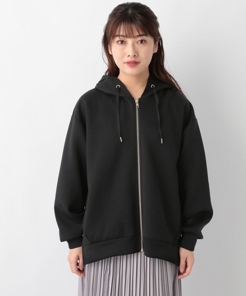 GLOBAL WORK（グローバルワーク）の「サマミエエアリーZIP／パーカー/262919（パーカー・レディース・オフホワイト/ブラック/アイボリー/ベージュ系その他3・MEDIUM/LARGE）」の15枚目の写真