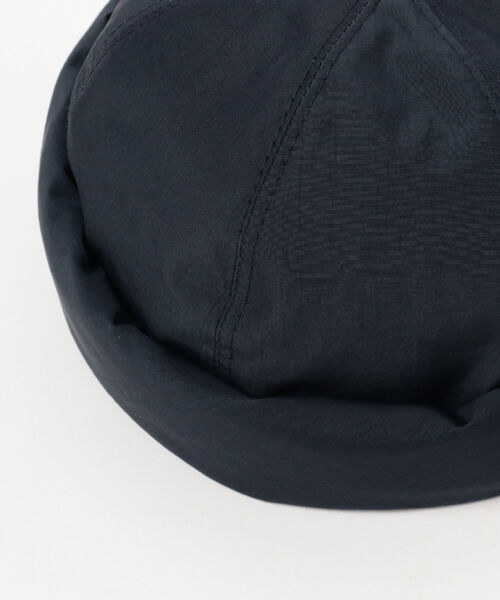 BEAMS（ビームス）の「GRILLO × BEAMS / 別注 Polyester Roll Cap（ハット・メンズ・ブラック/ネイビー・ONE SIZE）」の7枚目の写真