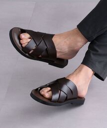 SHIPS | SHIPS:  レザー メッシュ サンダル(サンダル)