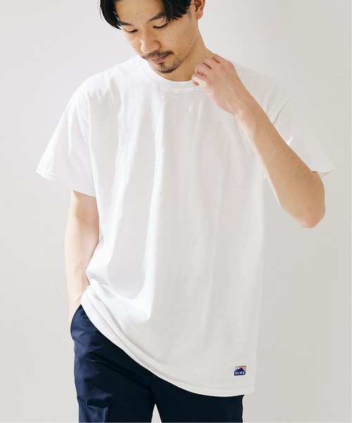 417 EDIFICE（フォーワンセブンエディフィス）の「【BURK】 2パックTシャツ【Tシャツの2枚セット ホワイト+ブラック】（シャツ/ブラウス・メンズ・ホワイト系その他・SMALL/MEDIUM/LARGE/X-LARGE）」の5枚目の写真