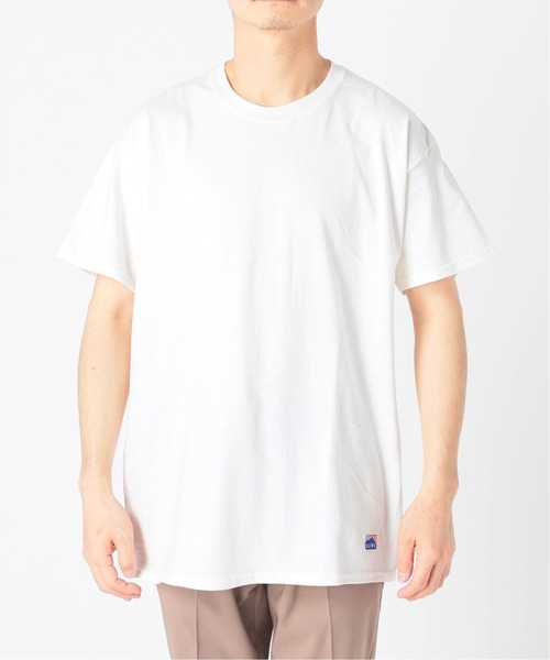 417 EDIFICE（フォーワンセブンエディフィス）の「【BURK】 2パックTシャツ【Tシャツの2枚セット ホワイト+ブラック】（シャツ/ブラウス・メンズ・ホワイト系その他・SMALL/MEDIUM/LARGE/X-LARGE）」の7枚目の写真