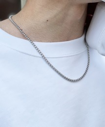 【yield select】Stainless Mantel Chain Necklace マンテル チェーンネックレス STNE-001,002,003,004,005,006