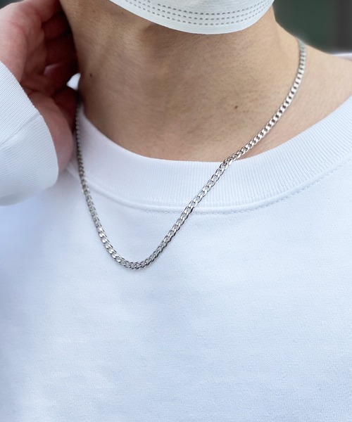 yield（イールド）の「【yield select】Stainless Mantel Chain Necklace マンテル チェーンネックレス STNE-001,002,003,004,005,006（ネックレス・メンズ・シルバー系1/シルバー系2/シルバー系3/シルバー系4/シルバー系5/シルバー系6・FREE）」の5枚目の写真