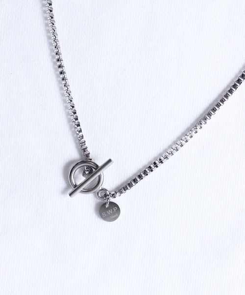 yield（イールド）の「【yield select】Stainless Mantel Chain Necklace マンテル チェーンネックレス STNE-001,002,003,004,005,006（ネックレス・メンズ・シルバー系1/シルバー系2/シルバー系3/シルバー系4/シルバー系5/シルバー系6・FREE）」の8枚目の写真