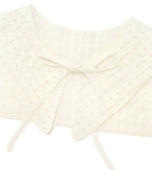 N.（N. Natural Beauty Basic）（エヌエヌナチュラルビューティーベーシック）の「[Casselini]セーラーつけ襟（付け襟・レディース・ブラック/ホワイト・ﾌﾘ-）」の6枚目の写真