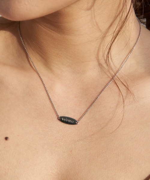 VANNIE U（ヴァニーユー）の「plate necklace（ネックレス・レディース・シルバー/ゴールド・FREE）」の2枚目の写真