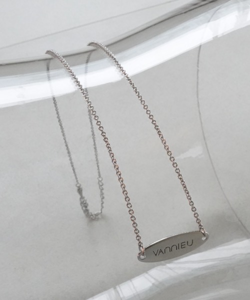 VANNIE U（ヴァニーユー）の「plate necklace（ネックレス・レディース・シルバー/ゴールド・FREE）」の3枚目の写真