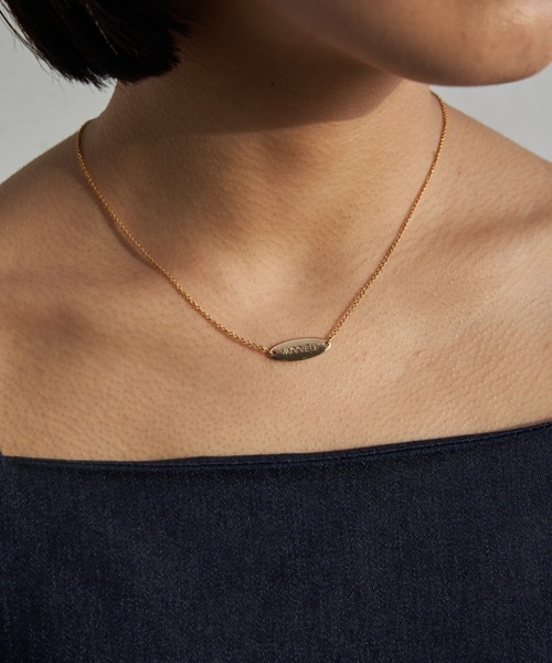 VANNIE U（ヴァニーユー）の「plate necklace（ネックレス・レディース・シルバー/ゴールド・FREE）」の18枚目の写真