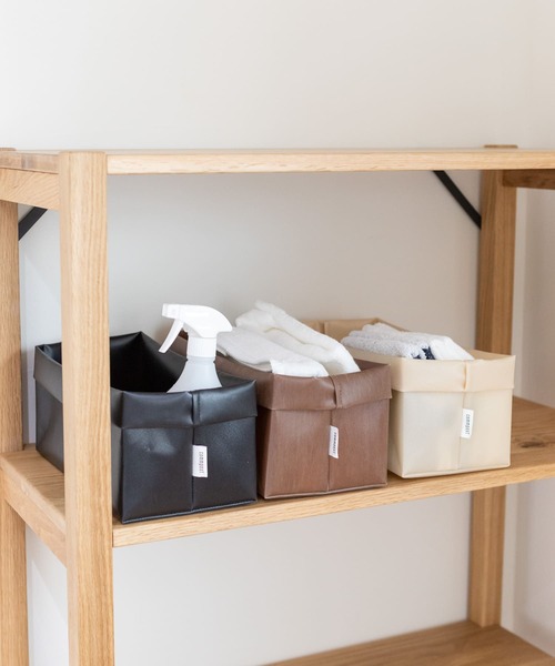 URBAN RESEARCH DOORS(アーバンリサーチドアーズ)の「commpost MULTIPURPOSE BAG L SHORT(収納グッズ・レディース・ホワイト系その他/ブラック/ブラウン・LARGE)」の6枚目の写真