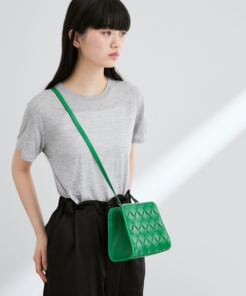 ADAM ET ROPE'(アダムエロペ)の「カットワークミニショルダーバッグ(ショルダーバッグ・レディース・ホワイト/グリーン/イエロー・FREE)」の8枚目の写真