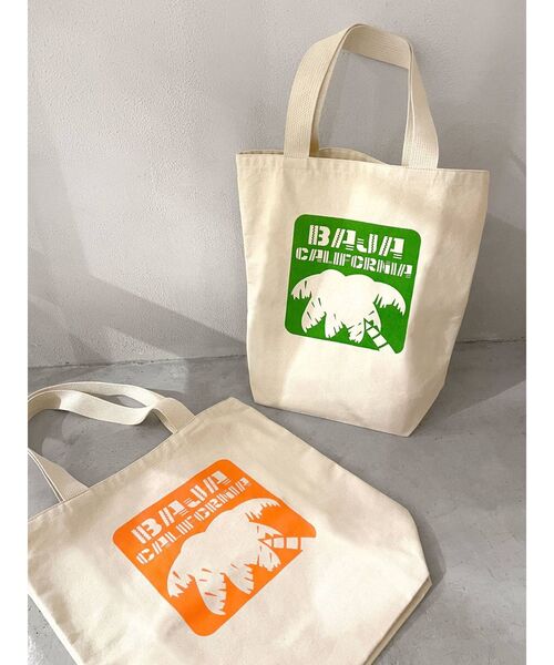 MIXTA（ミクスタ）の「MIXTA別注 BAJA CALIFORNIA TOTE（ハンドバッグ・レディース・レッド/グリーン・FREE）」の3枚目の写真