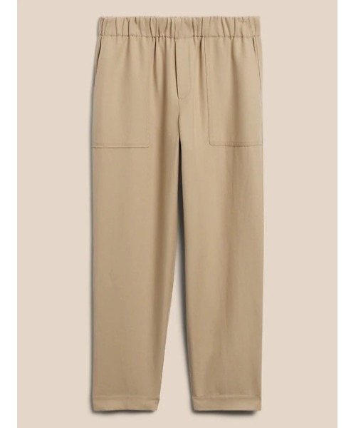 Banana Republic(バナナリパブリック)の「テンセル(TM) リネン パンツ(その他パンツ・レディース・ベージュ/ホワイト・M/S/XS/L)」の10枚目の写真