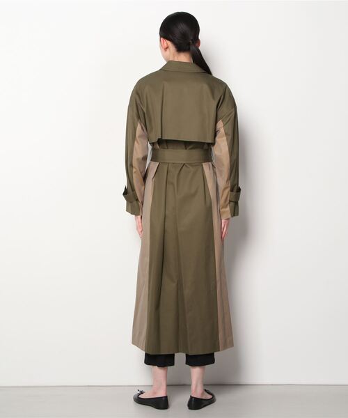MECRE（メクル）の「バイカラートレンチコート（トレンチコート