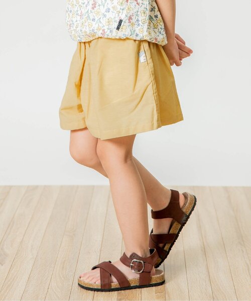 Seraph（セラフ）の「サマーキュロットパンツ（その他パンツ・キッズ・ベージュ/イエロー/レッド・100/120/140/80/130/90/110）」の3枚目の写真