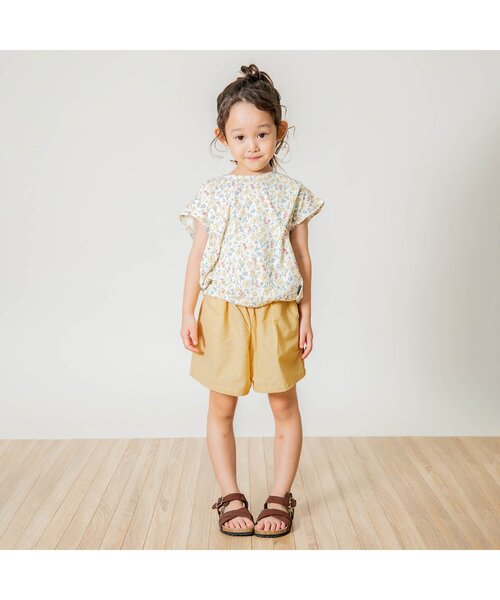 Seraph（セラフ）の「サマーキュロットパンツ（その他パンツ・キッズ・ベージュ/イエロー/レッド・100/120/140/80/130/90/110）」の4枚目の写真