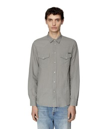 DIESEL | メンズ ウエスタン シャツ リネンミックス(シャツ/ブラウス)