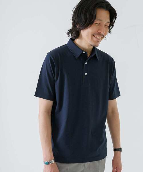 URBAN RESEARCH ROSSO MEN（アーバンリサーチロッソメン）の「『XLサイズあり』汗染み防止ポロシャツ（ポロシャツ・メンズ・グレー/ネイビー/ブラック/ホワイト・MEDIUM/LARGE/X-LARGE/SMALL）」の15枚目の写真