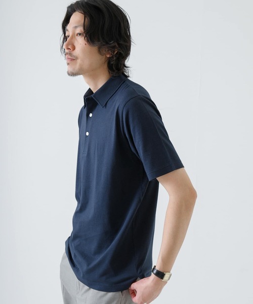 URBAN RESEARCH ROSSO MEN（アーバンリサーチロッソメン）の「『XLサイズあり』汗染み防止ポロシャツ（ポロシャツ・メンズ・グレー/ネイビー/ブラック/ホワイト・MEDIUM/LARGE/X-LARGE/SMALL）」の16枚目の写真