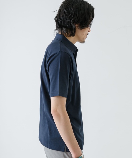 URBAN RESEARCH ROSSO MEN（アーバンリサーチロッソメン）の「『XLサイズあり』汗染み防止ポロシャツ（ポロシャツ・メンズ・グレー/ネイビー/ブラック/ホワイト・MEDIUM/LARGE/X-LARGE/SMALL）」の17枚目の写真