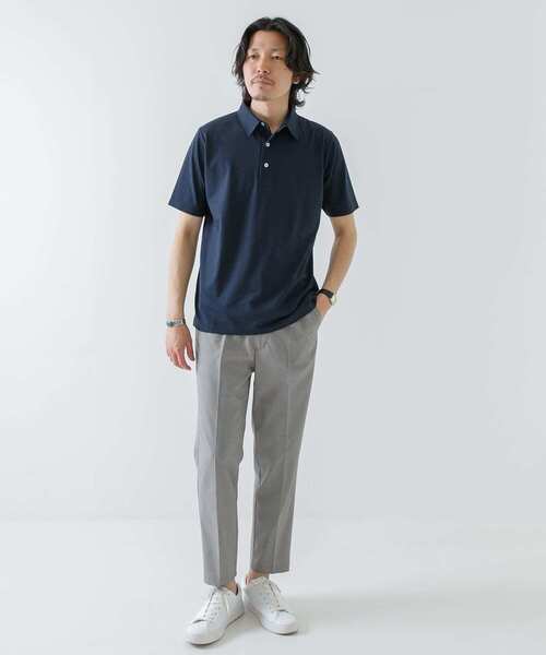 URBAN RESEARCH ROSSO MEN（アーバンリサーチロッソメン）の「『XLサイズあり』汗染み防止ポロシャツ（ポロシャツ・メンズ・グレー/ネイビー/ブラック/ホワイト・MEDIUM/LARGE/X-LARGE/SMALL）」の18枚目の写真