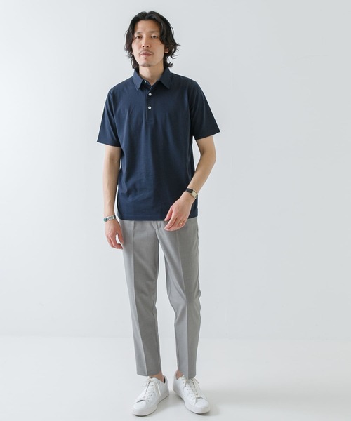 URBAN RESEARCH ROSSO MEN（アーバンリサーチロッソメン）の「『XLサイズあり』汗染み防止ポロシャツ（ポロシャツ・メンズ・グレー/ネイビー/ブラック/ホワイト・MEDIUM/LARGE/X-LARGE/SMALL）」の19枚目の写真