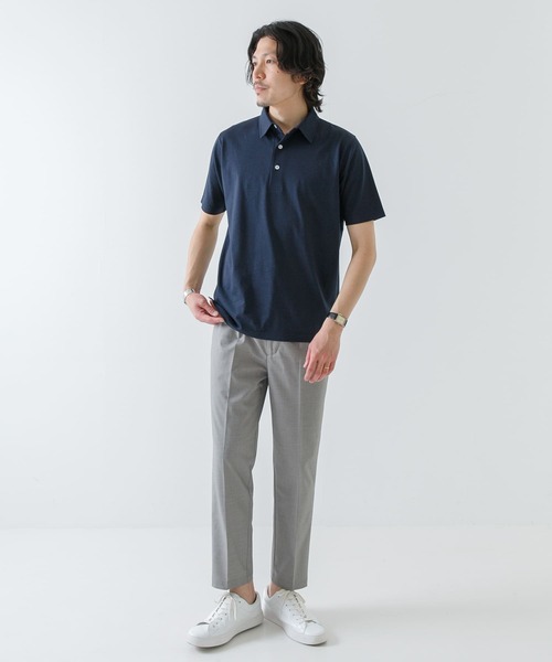 URBAN RESEARCH ROSSO MEN（アーバンリサーチロッソメン）の「『XLサイズあり』汗染み防止ポロシャツ（ポロシャツ・メンズ・グレー/ネイビー/ブラック/ホワイト・MEDIUM/LARGE/X-LARGE/SMALL）」の20枚目の写真