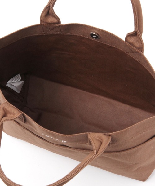 LEPSIM（レプシィム）の「キャンバスBASICトートバッグ [M]　276767（トートバッグ・レディース・ブラウン/グレー/アイボリー・ONE SIZE）」の7枚目の写真