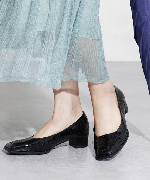 HIMIKO（ヒミコ）の「【HIMIKO】【耐水】3.5cmヒールパンプス/624105（レインシューズ・レディース・ライトグレー/ブラック/ピンク/グリーン・22.5cm/23.5cm/24.5cm/25.5cm/23.0cm/24.0cm/25.0cm/22.0cm/26.0cm/21.5cm/26.5cm）」の19枚目の写真