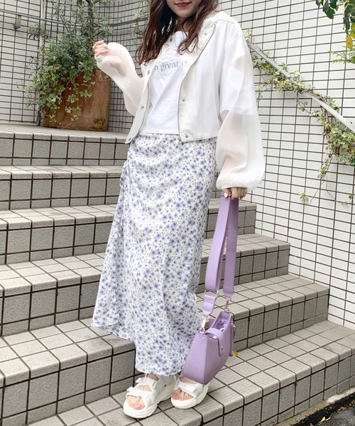 OLIVE des OLIVE(オリーブデオリーブ)の「ポーチ付きホーボーバッグ(ショルダーバッグ・レディース・ブラック/パープル/オフホワイト・FREE)」の19枚目の写真