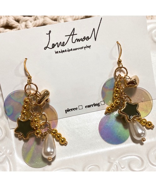 tone(トーン)の「【LoveAmooN】 casual (MA)(ピアス(両耳用)・レディース・ゴールド・FREE)」の5枚目の写真