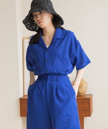 LOWRYS FARM | メッシュオープンカラーシャツ　279680(シャツ/ブラウス)