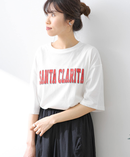 URBAN RESEARCH Sonny Label（アーバンリサーチサニーレーベル）の「ルーズロゴチュニックTシャツ（Tシャツ/カットソー・レディース・ホワイト/ブラック/チャコールグレー・FREE）」の17枚目の写真