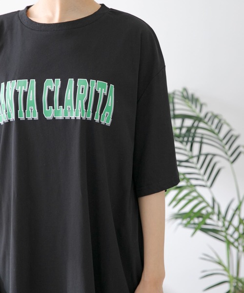 URBAN RESEARCH Sonny Label（アーバンリサーチサニーレーベル）の「ルーズロゴチュニックTシャツ（Tシャツ/カットソー・レディース・ホワイト/ブラック/チャコールグレー・FREE）」の16枚目の写真