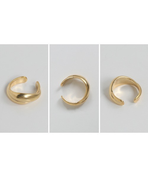 select MOCA（セレクトモカ）の「ダブルプランプリング（リング・レディース・シルバー/ゴールド・FREE）」の12枚目の写真