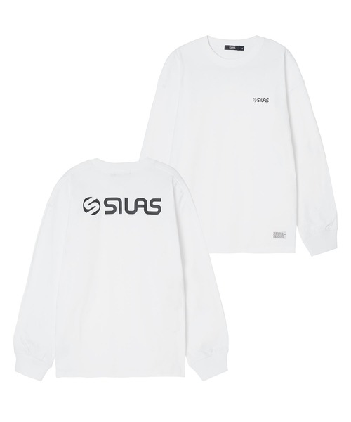 SILAS（サイラス）の「BASIC OLD LOGO L/S TEE（Tシャツ/カットソー・メンズ・ホワイト/ライトブルー/ブラック/ネイビー/オリーブ/チャコール・M/L/XL）」の2枚目の写真