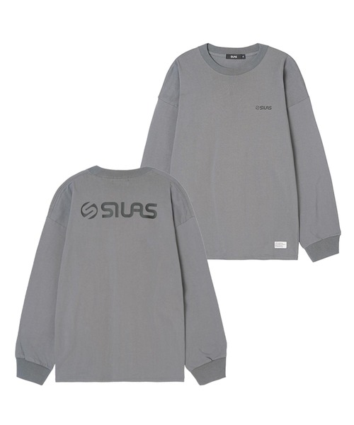 SILAS（サイラス）の「BASIC OLD LOGO L/S TEE（Tシャツ/カットソー・メンズ・ホワイト/ライトブルー/ブラック/ネイビー/オリーブ/チャコール・M/L/XL）」の4枚目の写真
