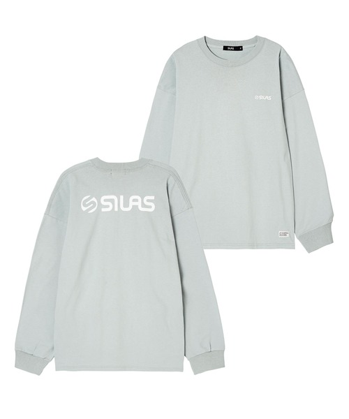 SILAS（サイラス）の「BASIC OLD LOGO L/S TEE（Tシャツ/カットソー・メンズ・ホワイト/ライトブルー/ブラック/ネイビー/オリーブ/チャコール・M/L/XL）」の5枚目の写真