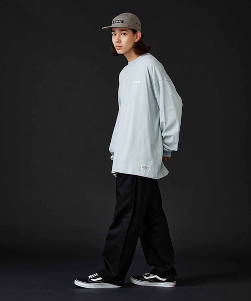 SILAS（サイラス）の「BASIC OLD LOGO L/S TEE（Tシャツ/カットソー・メンズ・ホワイト/ライトブルー/ブラック/ネイビー/オリーブ/チャコール・M/L/XL）」の18枚目の写真