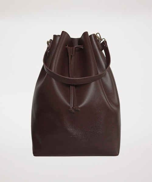 RANDEBOO（ランデブー）の「Renewal Bucket backpack（バックパック/リュック・レディース・ダークブラウン/ブラック/グレイッシュベージュ・FREE）」の3枚目の写真