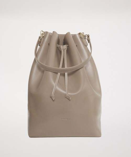 RANDEBOO(ランデブー)の「Renewal Bucket backpack(バックパック/リュック)」|グレイッシュベージュ