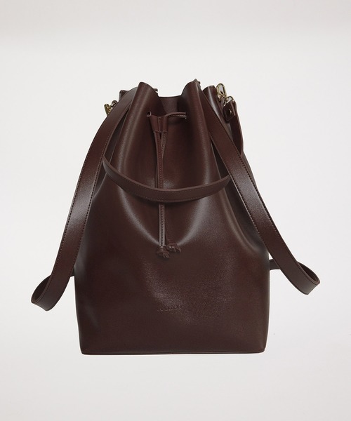 RANDEBOO（ランデブー）の「Renewal Bucket backpack（バックパック/リュック・レディース・ダークブラウン/ブラック/グレイッシュベージュ・FREE）」の10枚目の写真