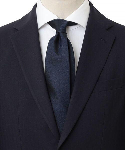 B:MING by BEAMS(ビーミングバイビームス)の「B:MING by BEAMS / シルク ソリッド ネクタイ 22F(ネクタイ・メンズ・パープル/ネイビー/ブラウン/ターコイズブルー/インディゴブルー/ワイン・ONE SIZE)」の3枚目の写真