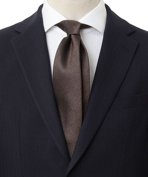 B:MING by BEAMS(ビーミングバイビームス)の「B:MING by BEAMS / シルク ソリッド ネクタイ 22F(ネクタイ・メンズ・パープル/ネイビー/ブラウン/ターコイズブルー/インディゴブルー/ワイン・ONE SIZE)」の2枚目の写真