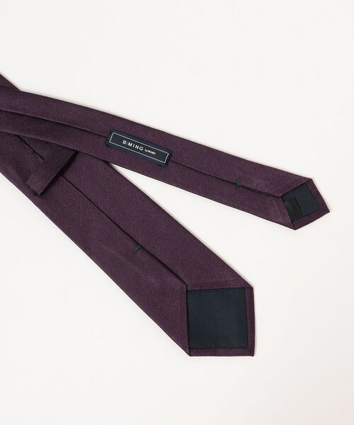 B:MING by BEAMS(ビーミングバイビームス)の「B:MING by BEAMS / シルク ソリッド ネクタイ 22F(ネクタイ・メンズ・パープル/ネイビー/ブラウン/ターコイズブルー/インディゴブルー/ワイン・ONE SIZE)」の12枚目の写真