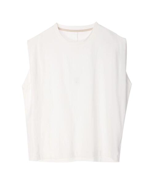 koe(コエ)の「オーガニックコットンショルダータックプルオーバー*(Tシャツ/カットソー・レディース・ホワイト/チャコールグレー/ブラック・FREE)」の16枚目の写真