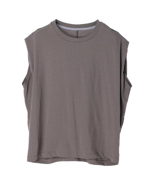 koe(コエ)の「オーガニックコットンショルダータックプルオーバー*(Tシャツ/カットソー・レディース・ホワイト/チャコールグレー/ブラック・FREE)」の20枚目の写真