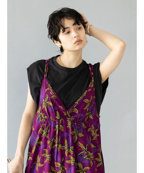koe(コエ)の「オーガニックコットンショルダータックプルオーバー*(Tシャツ/カットソー・レディース・ホワイト/チャコールグレー/ブラック・FREE)」の3枚目の写真